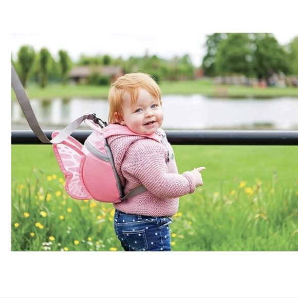 LittleLife Animal Toddler Backpack Daysack, Leash Butterfly Ages 1-3 - Picture 14 of 16